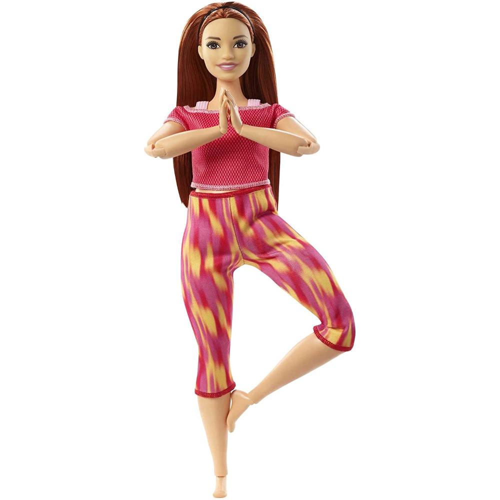 Mattel Bambola Barbie Snodata Made To Move, 22 Articolazioni Flessibili, Rossa  Sportiva Curvy - Giocattoli online, Giochi online