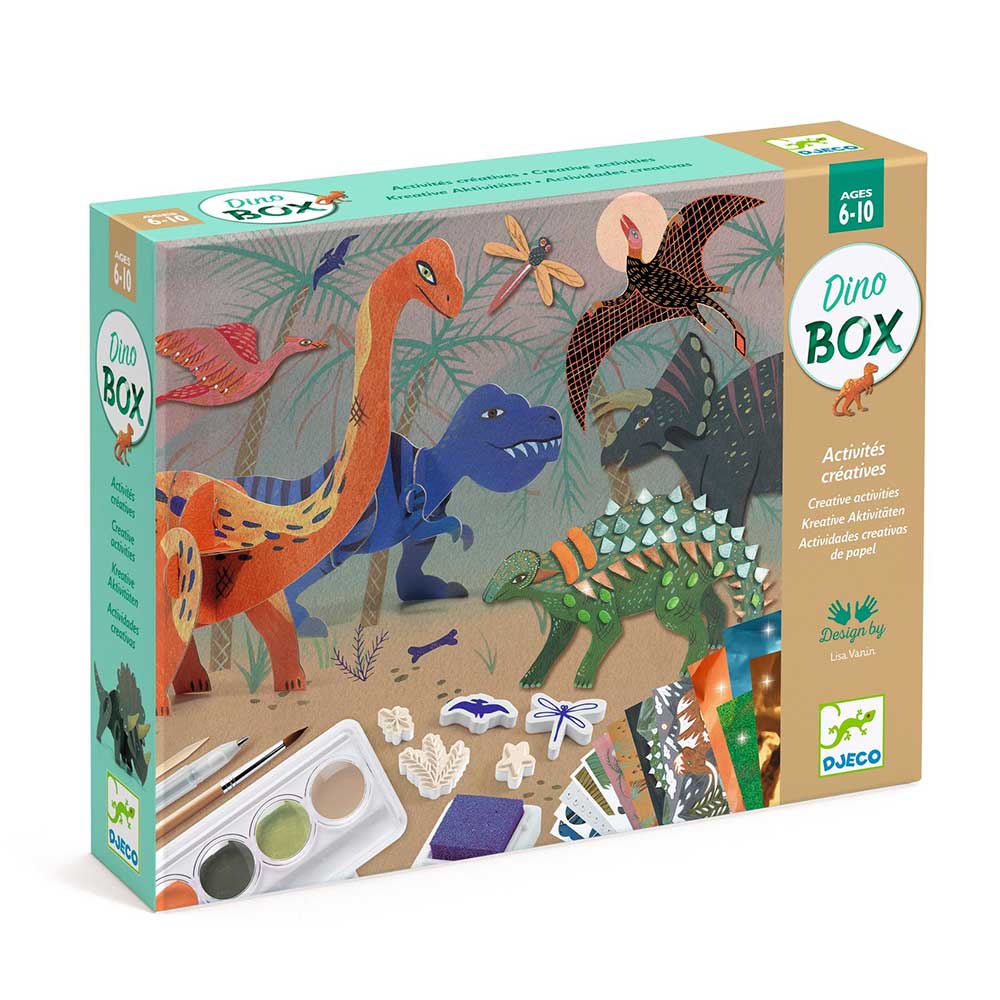 Djeco Gioco Creativo Multiattività, 6 In 1 Nel Mondo Dei Dinosauri, Dino  Box - Giocattoli online, Giochi online