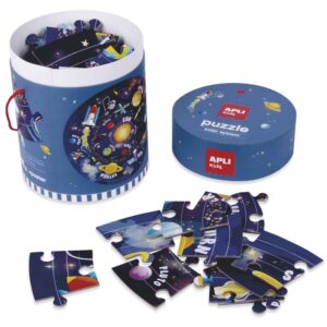 APLI Kids Puzzle Circolare 48Pz, Il Sistema Solare