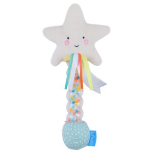 Taf Toys Sonaglio Sensoriale per Neonati, Star Rainstick