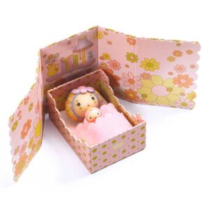 Djeco Personaggio 7,5 Cm Con Accessorio, Rose Tinyroom