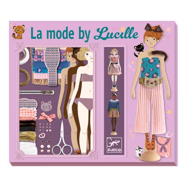 Djeco Kit di Moda Creativa - Cofanetto La Moda by Lucille